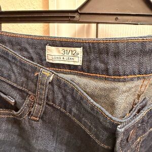 GAP long and lean Woman’s Blue Jeans